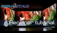 LED screen/ LED sign/ LED display control software Novastar beginner tutorial