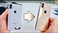 Turn Your iPhone X Into a XS! Perfect Gold Kit