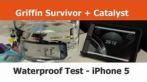 Griffin Survivor + Catalyst Case - Waterproof Test - iPhone Cases