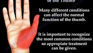 Common Conditions Of The Thumb - Everything You Need To Know - Dr. Nabil Ebraheim