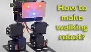 How to assemble Robokits 4DOF biped walking robot (Chassis)