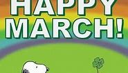 Hello March Snoopy... - Ephéméride - Seasonal Calendar