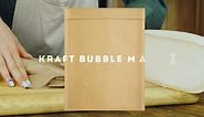 ABC Kraft Bubble Mailer 8.5 x 13 Inch, Pack of 10 Brown Kraft Bubble Mailers with Self-Adhesive Tape, Opaque Surface, 56gsm Waterproof Padded Mailing Envelopes, Cushioned Padded Shipping Envelopes