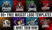 50+ Best Free Mascot Logo Templates for eSports