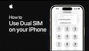How to use Dual SIM on your iPhone | Apple Support