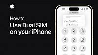 How to use Dual SIM on your iPhone | Apple Support