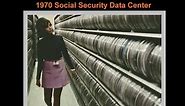 Computer Data Center Social Security Office, IBM System/360 Mainframe (1968-1970) short