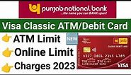 Pnb Visa debit card | Pnb Visa classic Debit card | Pnb Visa classic Debit card charges