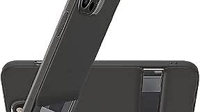 ESR Metal Kickstand Case Compatible with iPhone 12/Compatible with iPhone 12 Pro (2020) [Patented Design] [Two-Way Stand] [Reinforced Drop Protection] Flexible TPU Soft Back, 6.1" - Black