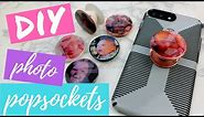 HOW TO MAKE YOUR OWN DIY PHOTO POPSOCKETS! Easy fun DIY!