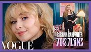 Every Outfit Sabrina Carpenter Wears in a Week | 7 Days, 7 Looks | Vogue