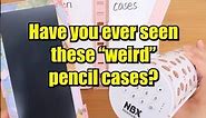 Have you ever seen these "weird" pencil cases？#shorts