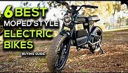 Best Moped Style Electric Bikes 2024 - Top 6 Game-Changers!