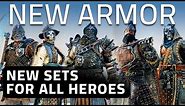 For Honor: New Armor Variations Showcase For All | New Colors & Customization | Year 5 Season 4