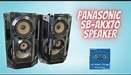 Panasonic SB-AKX70 Speaker build in Superwoofer Sound Test
