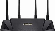 ASUS RT-AX3000 Ultra-Fast Dual Band Gigabit Wireless Router - Next Gen WiFi 6, Adaptive QoS, and AiProtection by Trend Micro | 1x WAN, 4x 1G LAN, 1x USB 3.0 - AiMesh Compatible