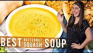How to Make The Best Butternut Squash Soup | The Stay At Home Chef