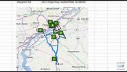 Route Optimization using Bing Maps in Excel