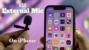 How to Fix External Mic Not Working to iPhone! [Connect External Mic]