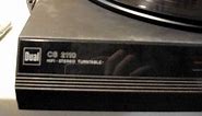Dual CS 2110 HiFi Stereo Turntable & Sherwood RX-4105