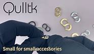 Qulltk 5pcs Double Opening Shortener Clasp Necklace Clasp and Closures Stainless Steel S Lock Bracelet Connector Necklace Clip