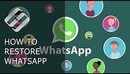 ⚕️ How to Restore Chat History and Media Files in WhatsApp (2021) 💬