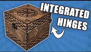 Laser Cut Box Design with Integrated Hinges / Norse Theme