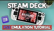 Steam Deck PS3 (RPCS3) Emulation Tutorial | EASY 2024 GUIDE