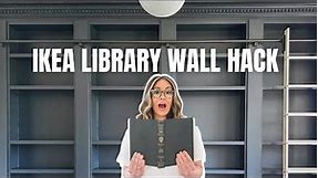 IKEA HACK: DIY Billy Bookcase Built-In Library Wall