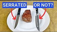 Serrated vs. Non-Serrated Steak Knives: Test Results to End the Debate