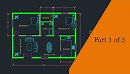 Making a simple floor plan in AutoCAD: Part 1 of 3