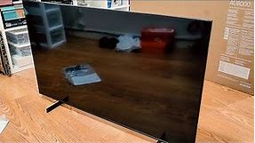 Unboxing for Review the Samsung AU8000 50 Inch Crystal UHD Smart Tizen TV