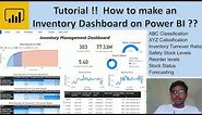 Power BI Inventory Management Dashboard