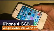 iPhone 4 16GB in 2022? | 599 Pesos Only! | Still Worth It? | Shopee Unboxing