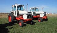 1982 model Case 2390 and 2090 Tractors with Low Hours Sold on Iowa Auction Yesterday