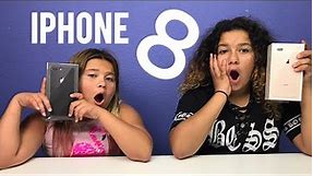 MARY AND IZZY GET THE NEW IPHONE 8 PLUS - UNBOXING THE NEW IPHONE 8 PLUS