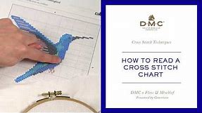 How to read a cross stitch chart tutorial