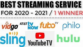 Which Streaming Service is the Best in 2020 - 2021? Youtube TV, Sling, Hulu, AT&T TV, Fubo TV, Philo