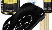 Restoration Shop - Boulevard Black Acrylic Enamel Auto Paint - Complete Gallon Paint Kit - Professional Single Stage High Gloss Automotive, Car, Truck, Equipment Coating, 8:1 Mix Ratio, 2.8 VOC