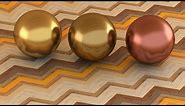 3ds Max Vray Realistic Brass - Bronze - Copper Material