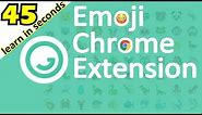 How to add and use the Emoji Keyboard Chrome Extension by JoyPixels
