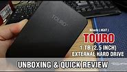 Hitachi Touro Mobile - External Hard drive 1 TB Unboxing & Quick review