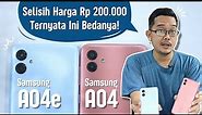 Hands-on Galaxy A04e dan A04, Duo HP Samsung Harga Sejutaan