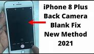 iPhone 8 Plus Back camera not working!Back camera blank on iPhone 8 Plus.