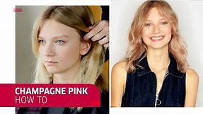 How to Create Champagne Pink Hair | Wella Professionals