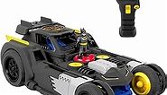 Fisher-Price Imaginext DC Super Friends Batman Toy Transforming Batmobile Rc Car with Lights & Sounds for Pretend Play Ages 3+ Years