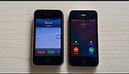 iphone 3 VS iphone 4 incoming call