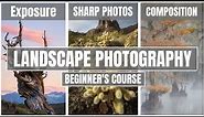 Learn Landscape Photography in 10 Minutes! Absolute Beginner's Guide