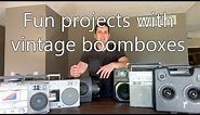 Vintage Boombox Projects and Fun Upgrades