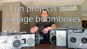 Vintage Boombox Projects and Fun Upgrades